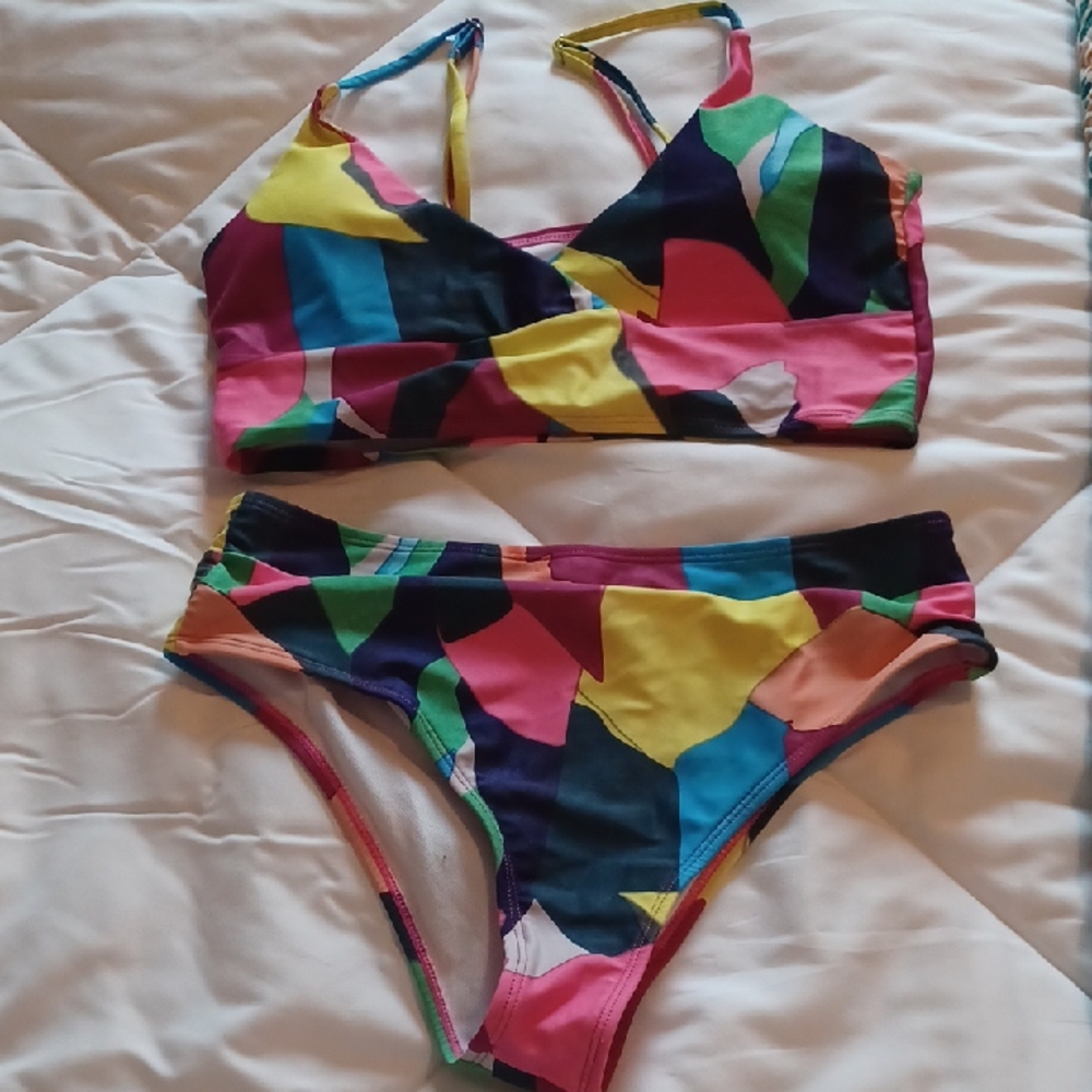 Colorful Abstract Bikini Set